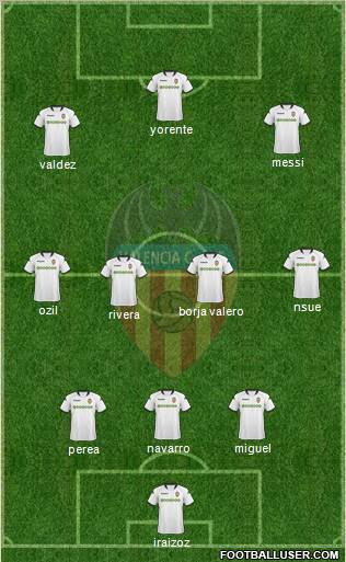 Valencia C.F., S.A.D. Formation 2010