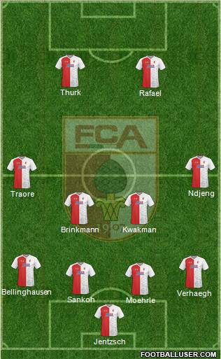FC Augsburg Formation 2010