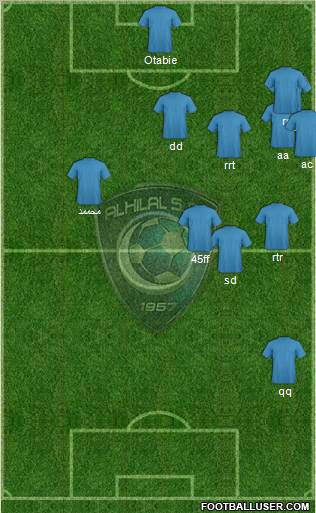 Al-Hilal (KSA) Formation 2010