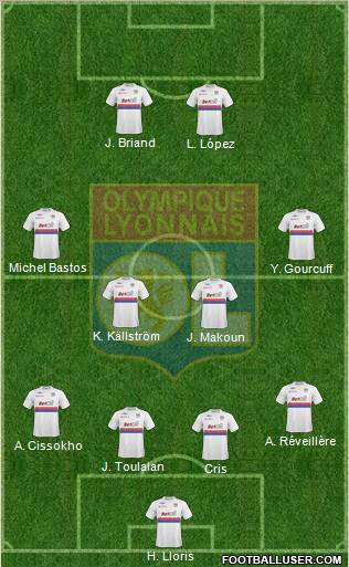 Olympique Lyonnais Formation 2010