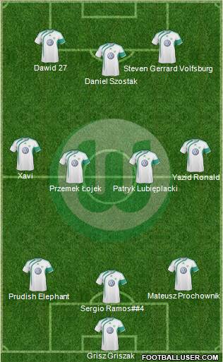 VfL Wolfsburg Formation 2010