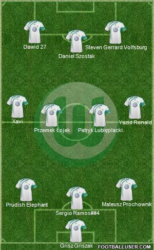 VfL Wolfsburg football formation