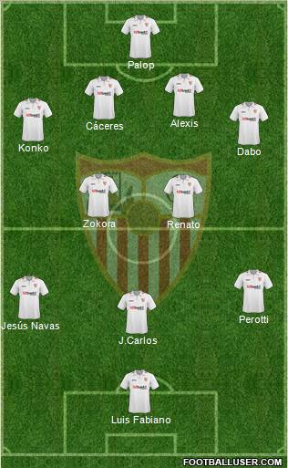 Sevilla F.C., S.A.D. Formation 2010