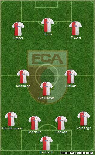 FC Augsburg Formation 2010