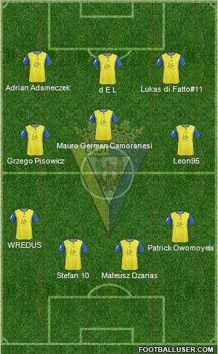 Cádiz C.F., S.A.D. Formation 2010