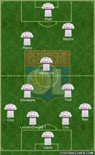 Olympique Lyonnais Formation 2010