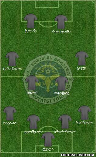 FC Kutaisi-Torpedo Formation 2010