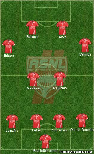 A.S. Nancy Lorraine football formation