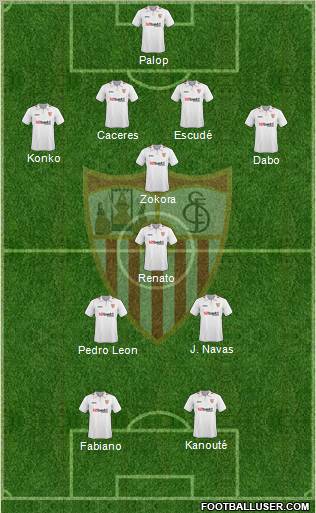 Sevilla F.C., S.A.D. Formation 2010