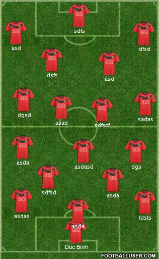Manchester United Formation 2010