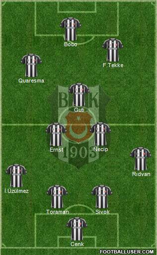 Besiktas JK Formation 2010