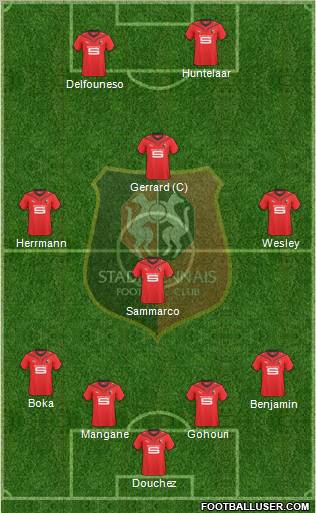 Stade Rennais Football Club football formation