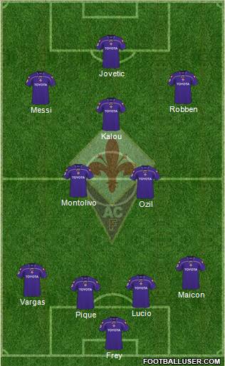 Fiorentina Formation 2010