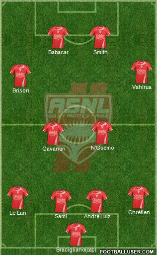 A.S. Nancy Lorraine football formation