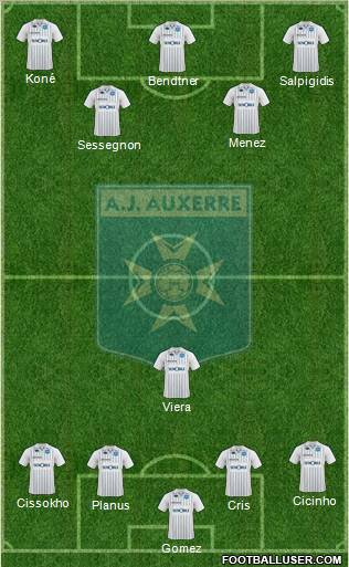 A.J. Auxerre Formation 2010