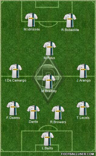 Borussia Mönchengladbach football formation