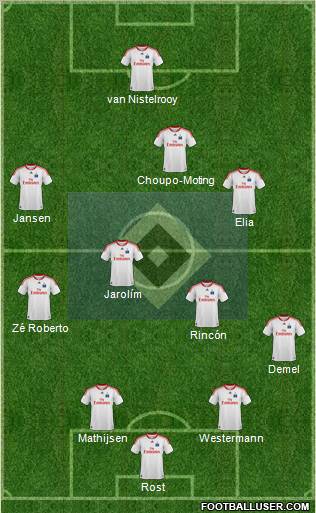 Hamburger SV football formation