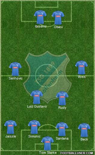 TSG 1899 Hoffenheim Formation 2010