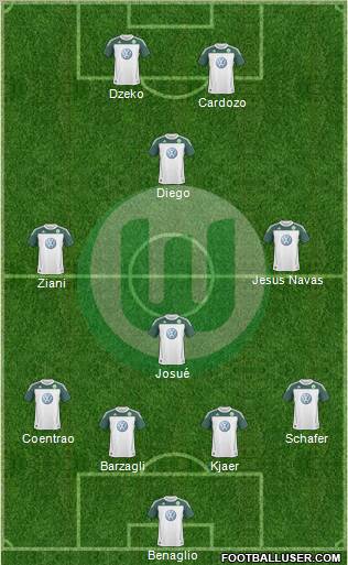 VfL Wolfsburg Formation 2010