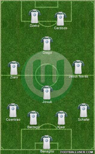 VfL Wolfsburg football formation