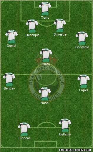 R. Racing Club S.A.D. football formation