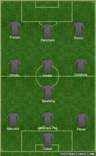 Pro Evolution Soccer Team Formation 2010