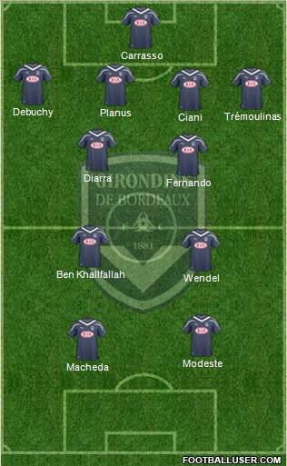 FC Girondins de Bordeaux Formation 2010