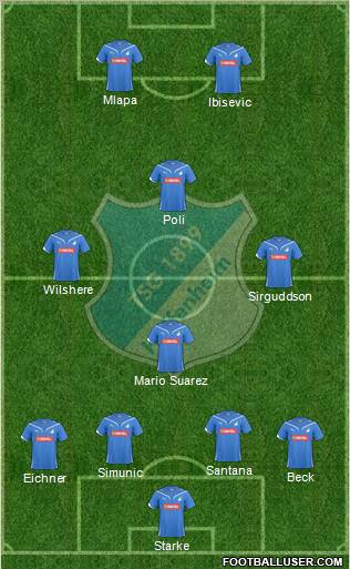 TSG 1899 Hoffenheim Formation 2010