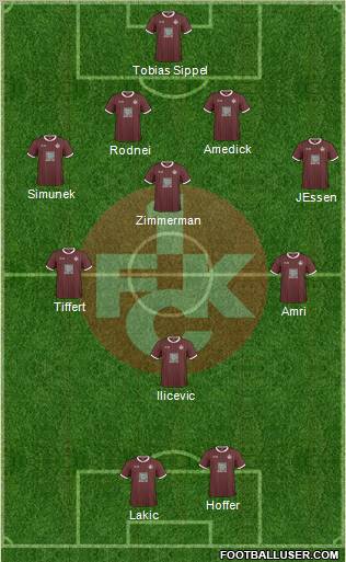 1.FC Kaiserslautern Formation 2010