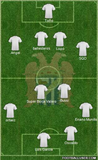 Águilas C.F. Formation 2010
