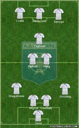 A.J. Auxerre Formation 2010