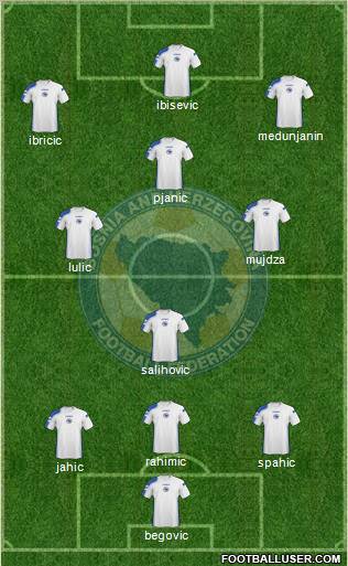 Bosnia and Herzegovina football formation