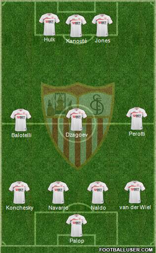 Sevilla F.C., S.A.D. Formation 2010