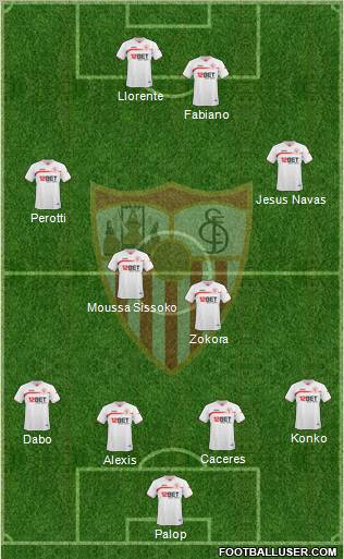 Sevilla F.C., S.A.D. Formation 2010