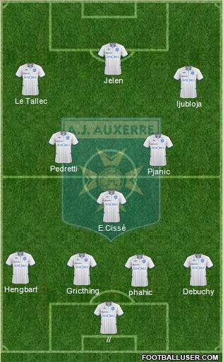A.J. Auxerre Formation 2010