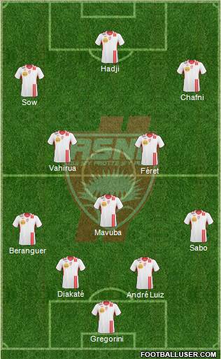 A.S. Nancy Lorraine football formation