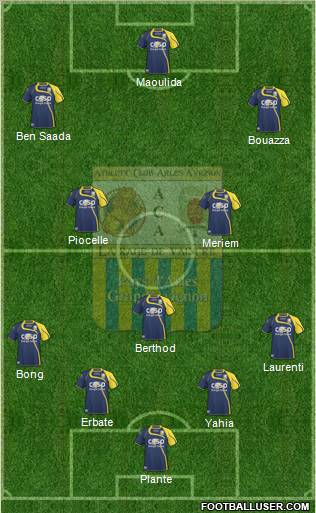 Athlétic Club Arles-Avignon football formation