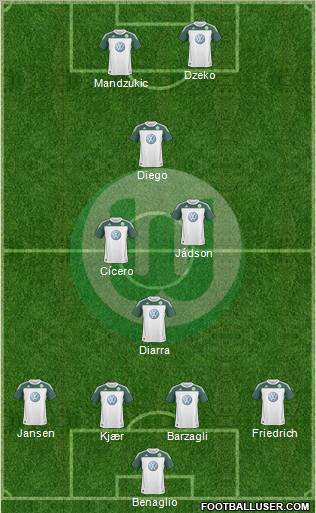 VfL Wolfsburg Formation 2010