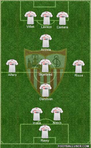 Sevilla F.C., S.A.D. Formation 2010