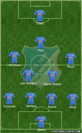 TSG 1899 Hoffenheim Formation 2010