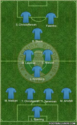 Akademisk Boldklub Formation 2010