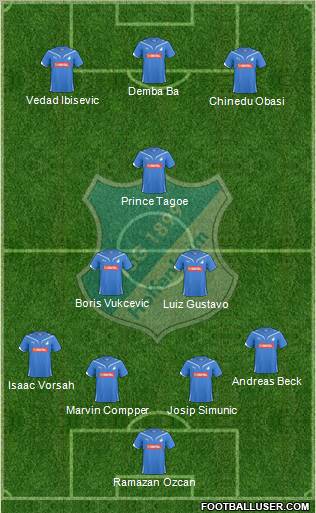 TSG 1899 Hoffenheim Formation 2010