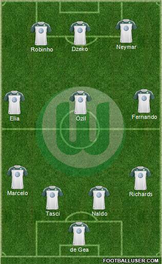 VfL Wolfsburg Formation 2010