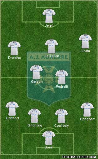 A.J. Auxerre Formation 2010