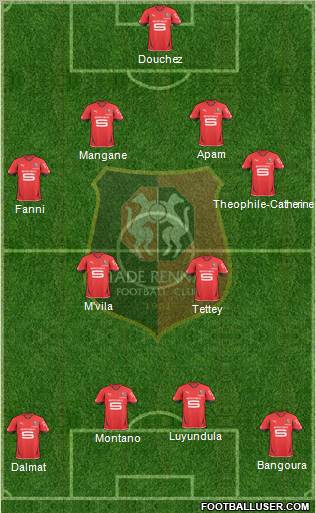 Stade Rennais Football Club football formation