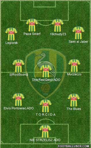 ADO Den Haag Formation 2010