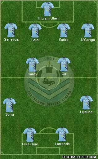 Tours Football Club Formation 2010