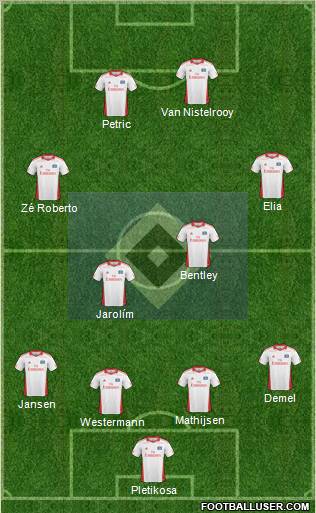 Hamburger SV football formation