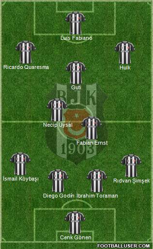 Besiktas JK Formation 2010