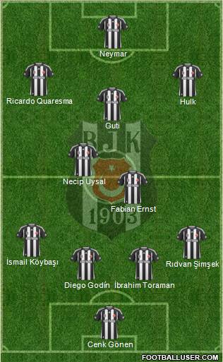 Besiktas JK Formation 2010